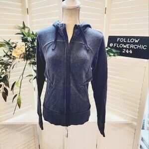 LULULEMON SCUBA SLATE BLUE HOODIE SIZE 6